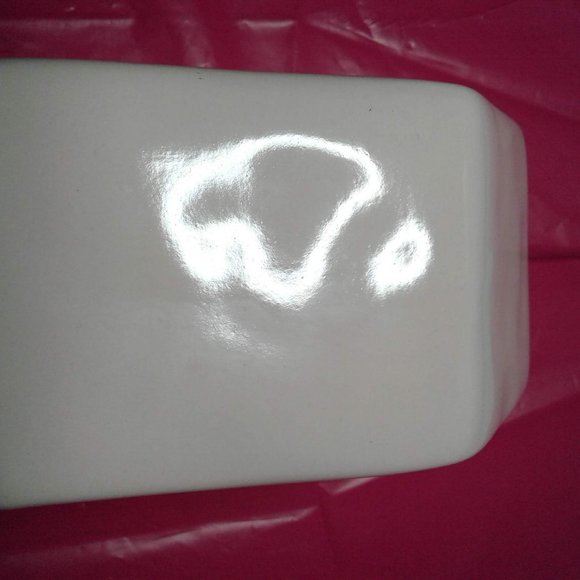 Rae Dunn New with defects Pink Birdhouse Style Ceramic Clock - Picture 5 of 10